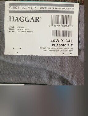 Men's Straight Fit Gray Dress Pants
